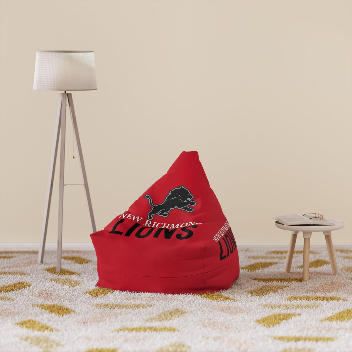 Lions Bean Bag Chair Cover (Filling Sold Separately)