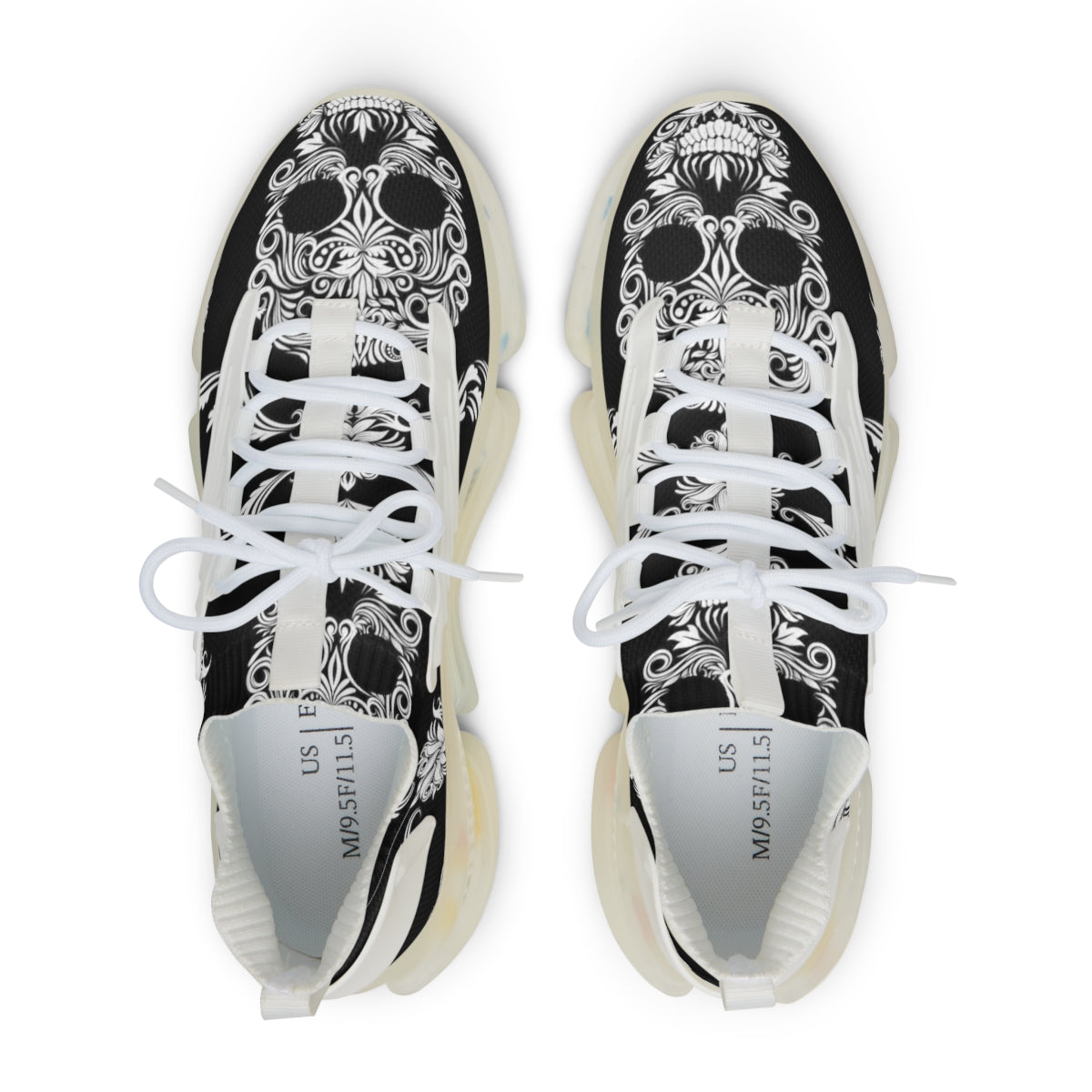 Skull Men's Mesh Sports Sneakers