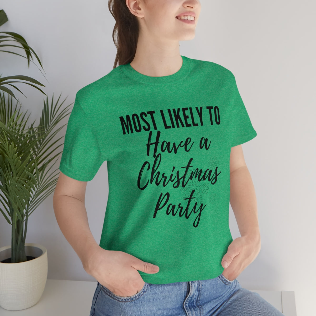 Christmas Party Unisex Jersey Short Sleeve Tee