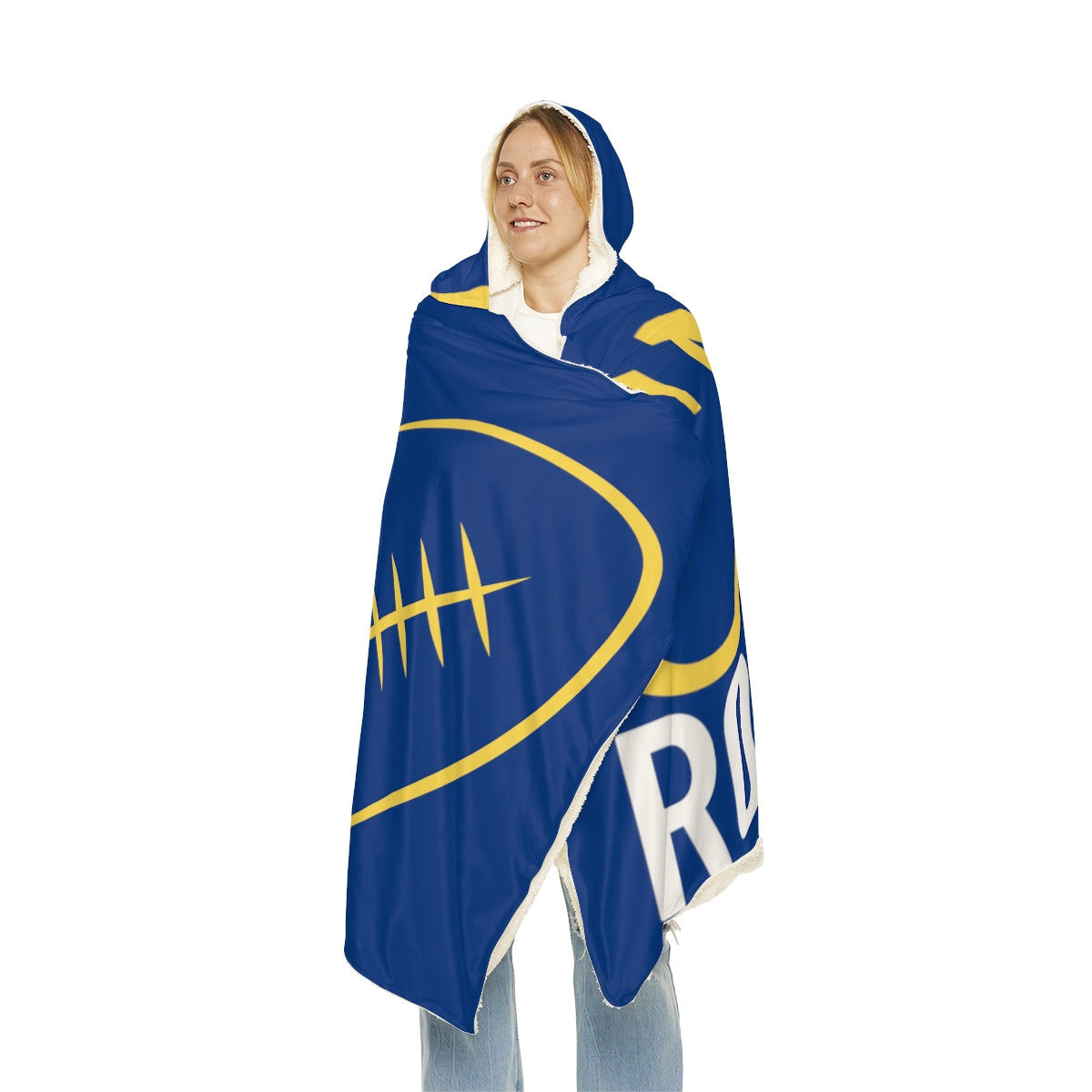 CNE ROCKETS Football Snuggle Blanket