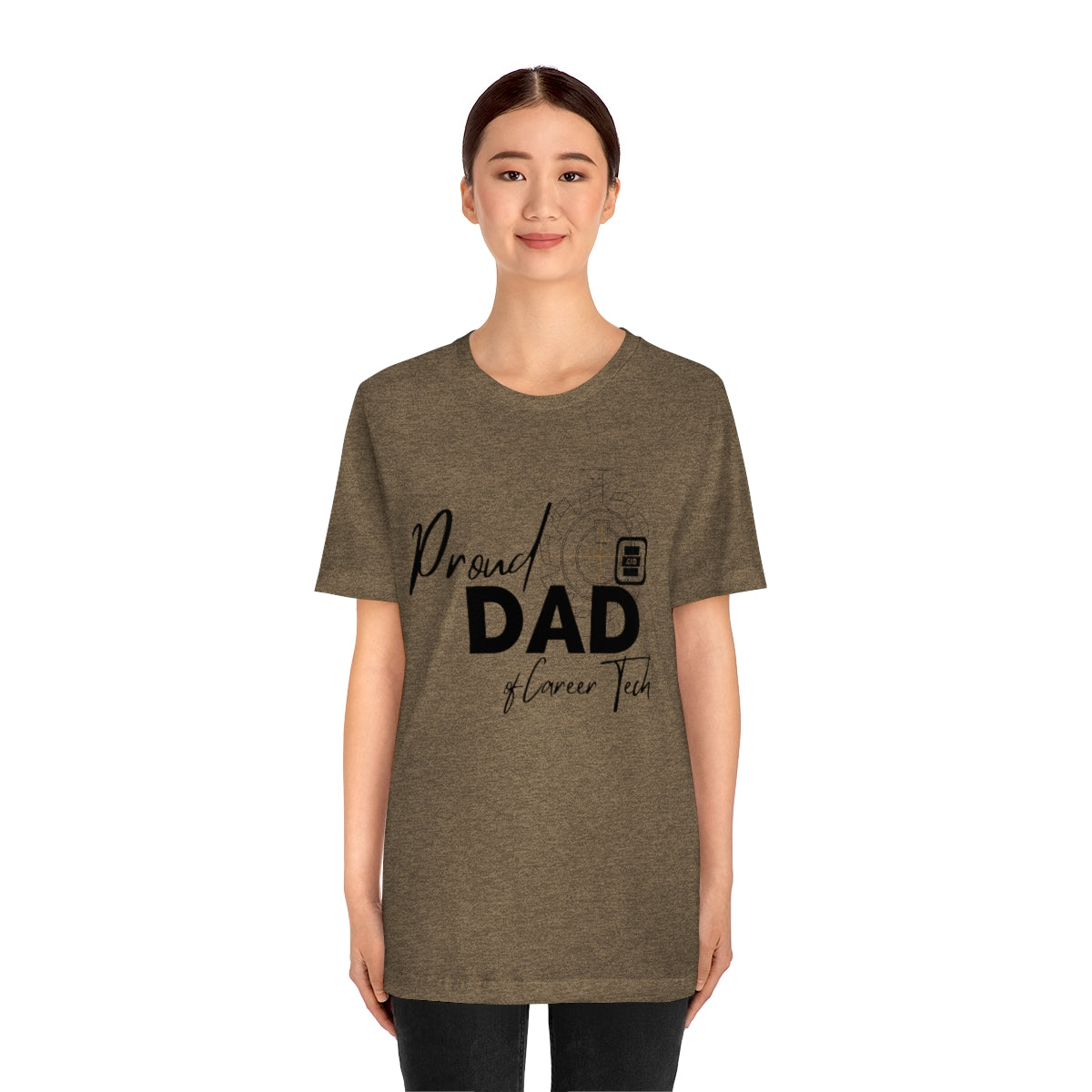 Proud Dad of Career Tech Student Jersey Short Sleeve Tee