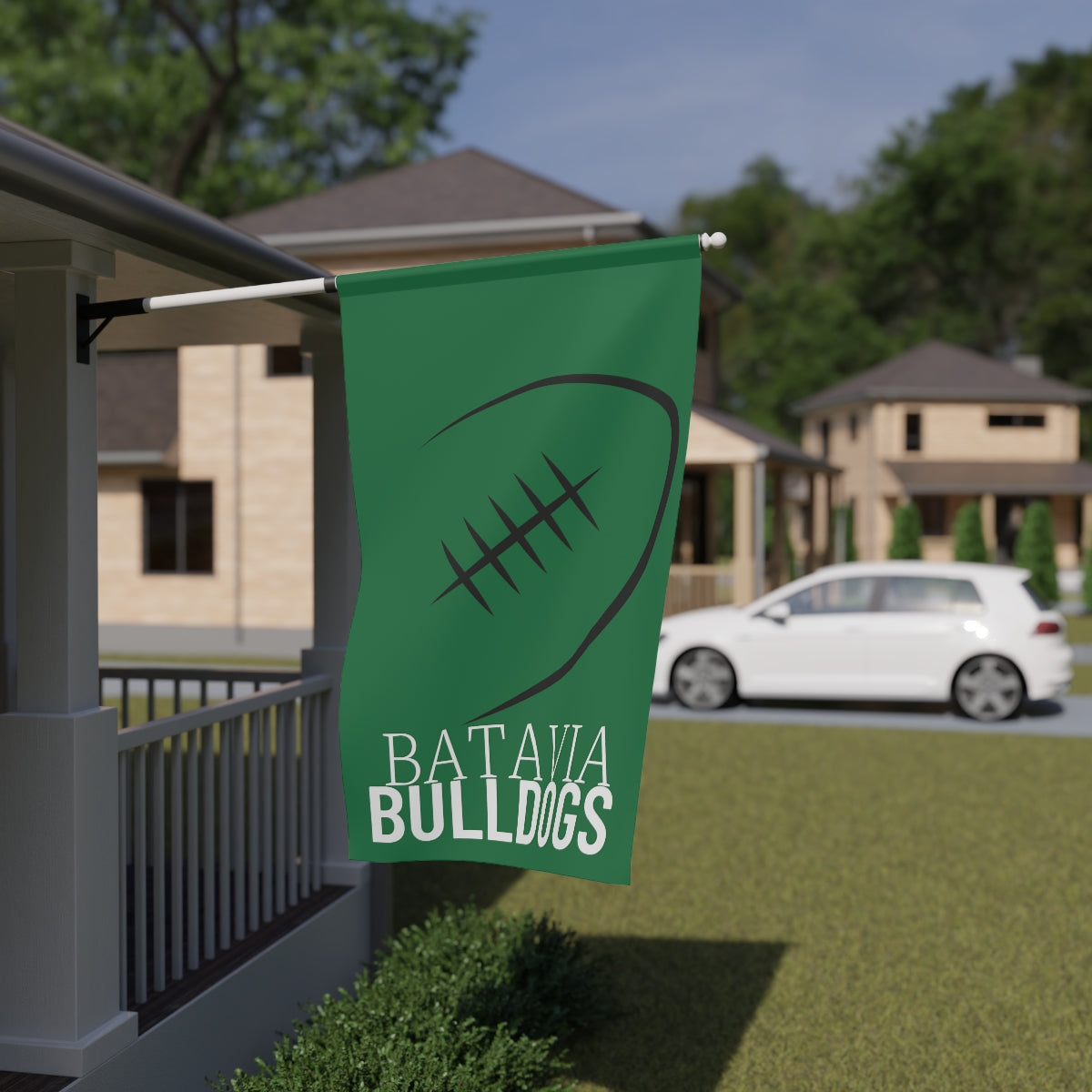 Football Bulldogs House Banner