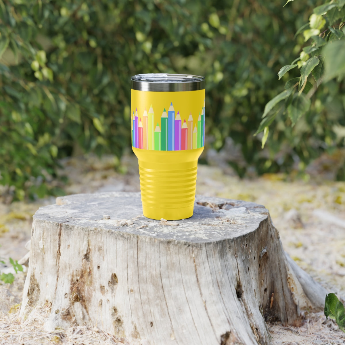 Colored Pencils Ringneck Tumbler, 30oz