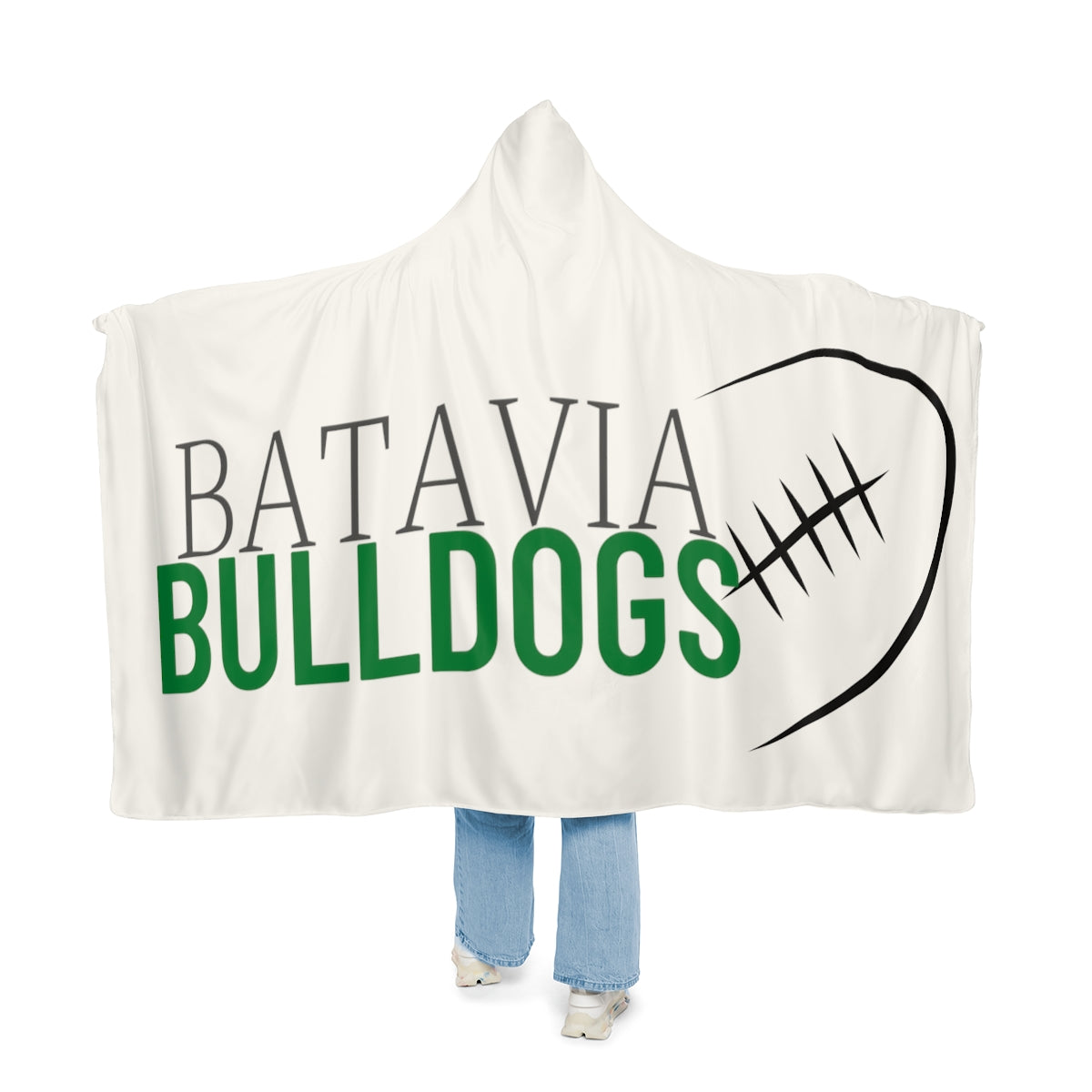 Bulldogs Football Snuggle Blanket