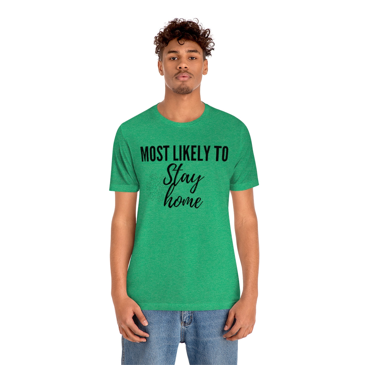 Stay home Unisex Jersey Short Sleeve Tee