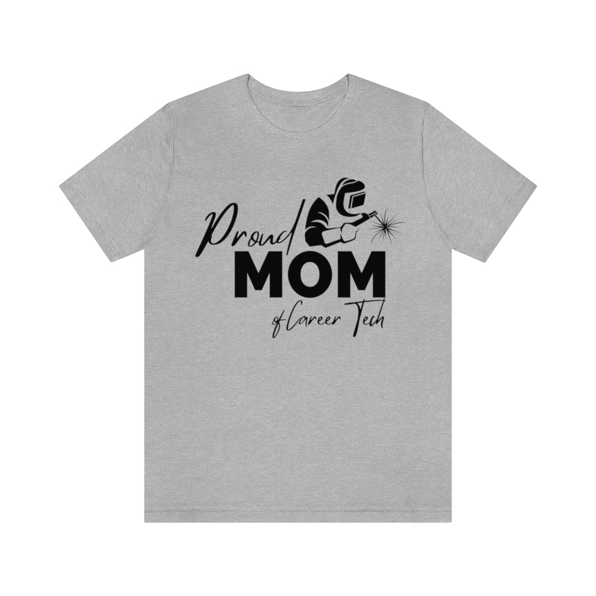 Proud Mom of Career Tech Student Jersey short sleeve tee