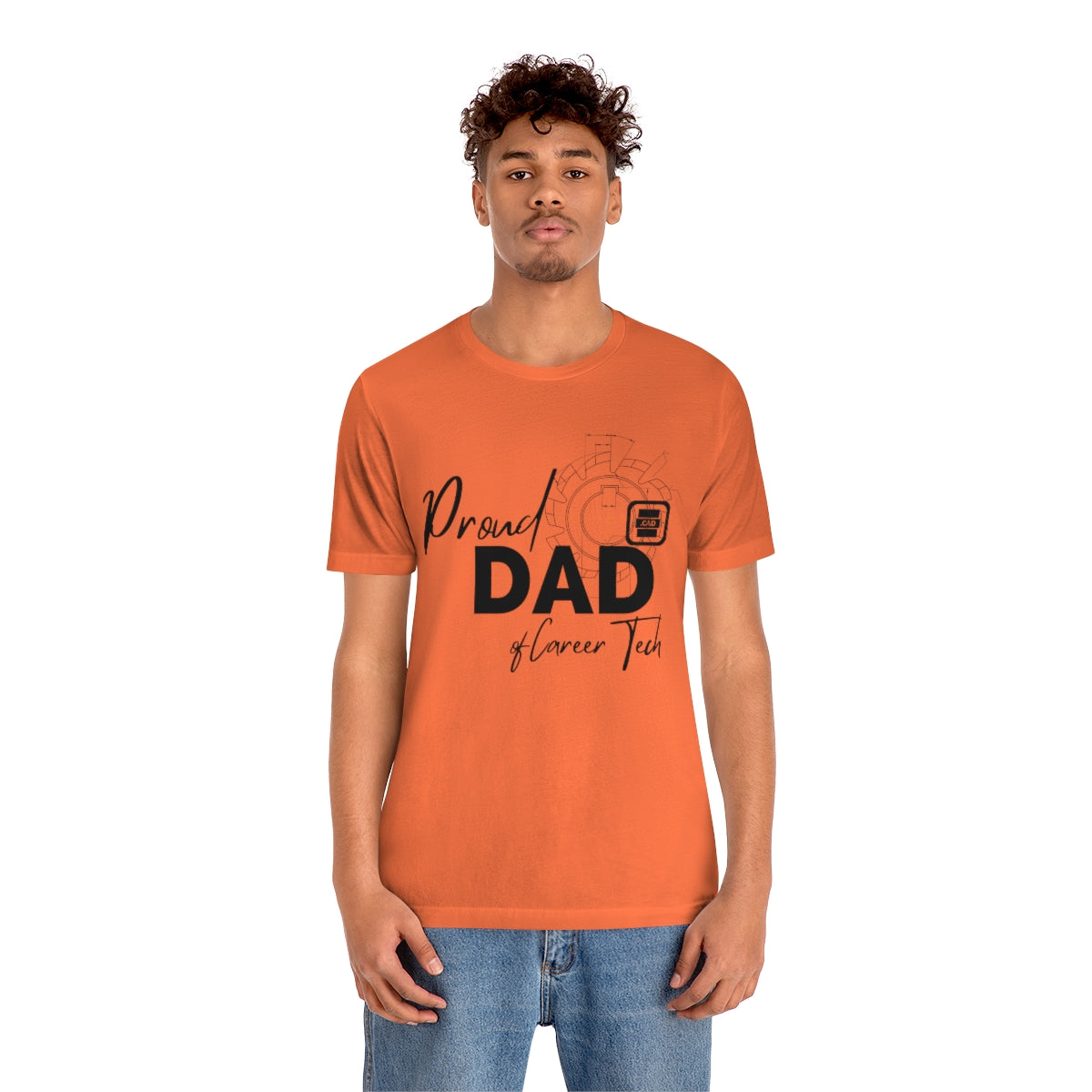 Proud Dad of Career Tech Student Jersey Short Sleeve Tee