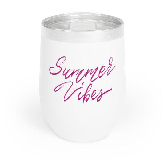 Summer Vibes Chill Wine Tumbler