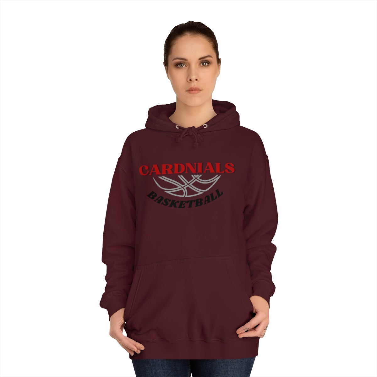 Cardinals Unisex College Basketball  Hoodie