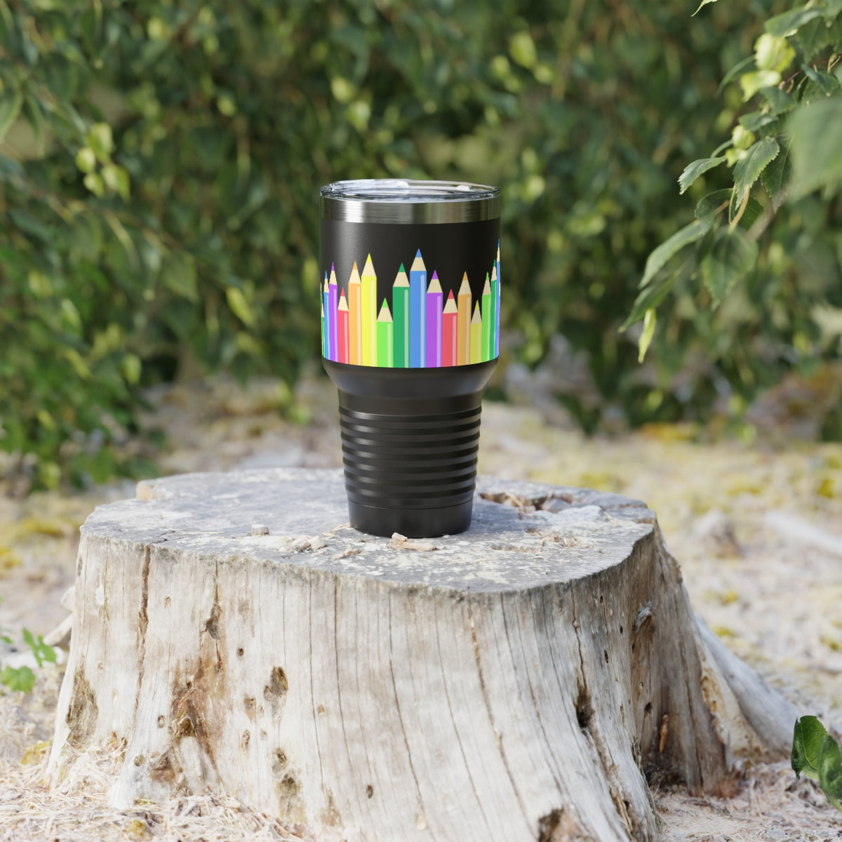 Colored Pencils Ringneck Tumbler, 30oz