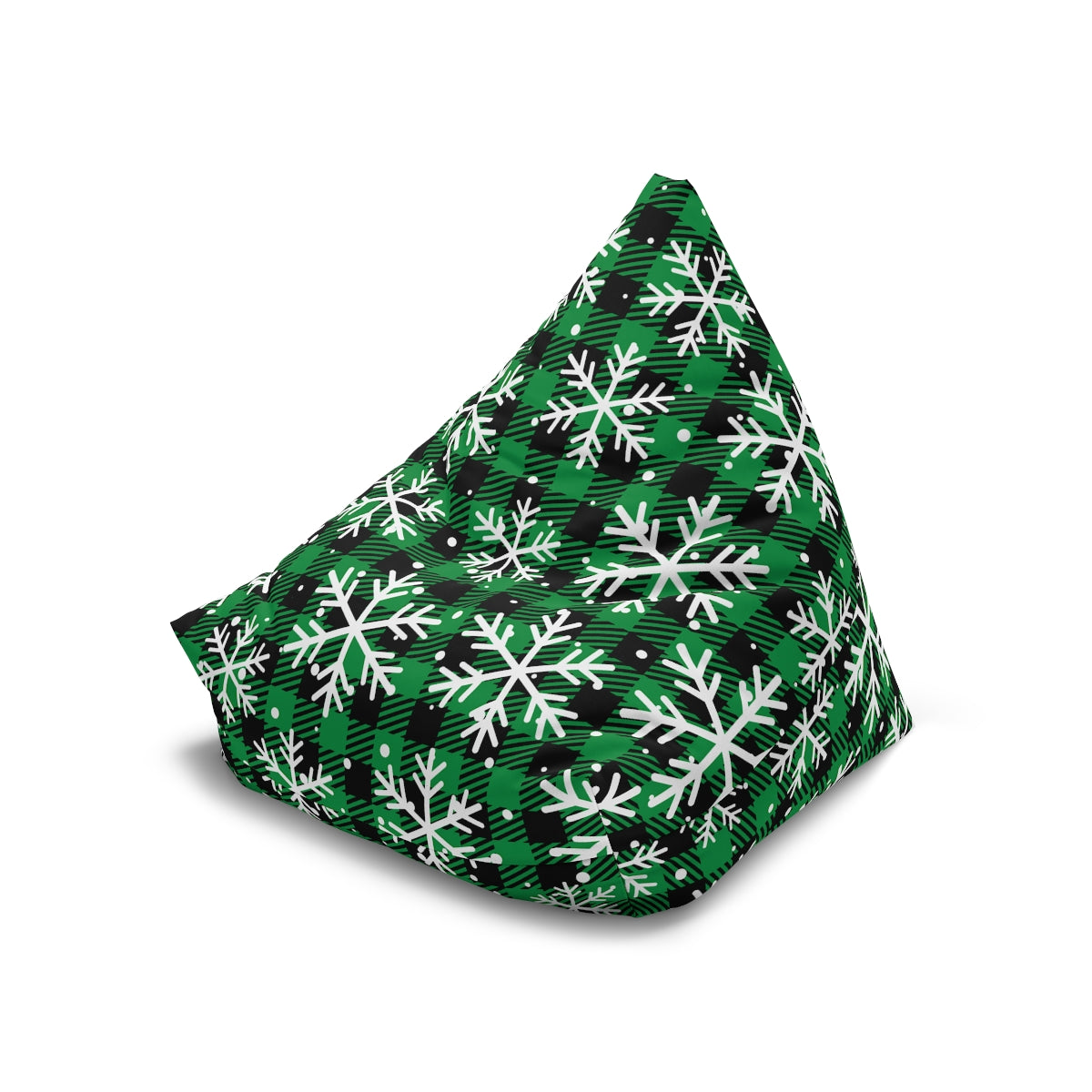 Plad Snow Bean Bag Chair Cover (Filling Sold Separately)