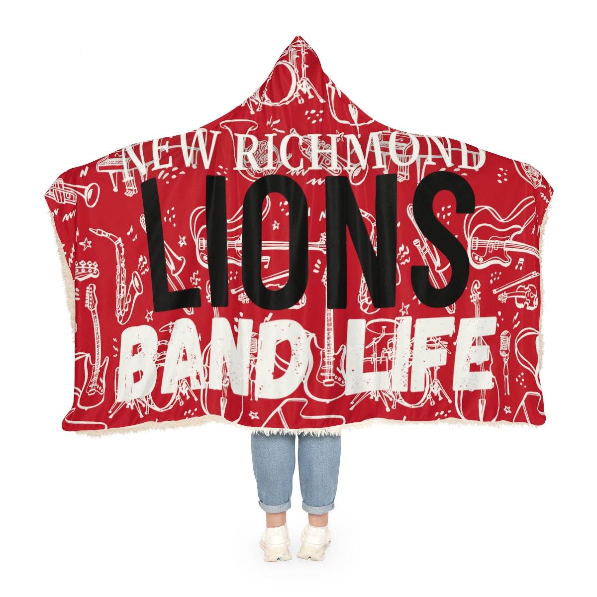 Lions Band Snuggle Blanket