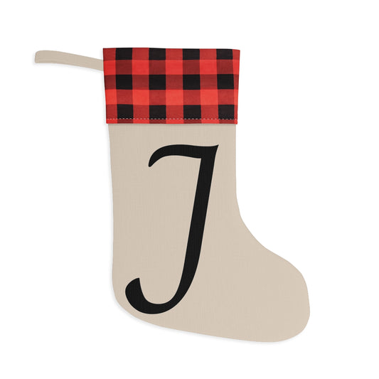 "J" Christmas Stocking