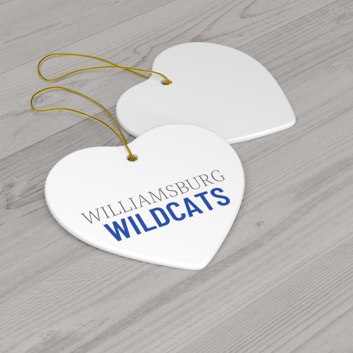 Wildcat Ceramic Ornament, 4 Shapes