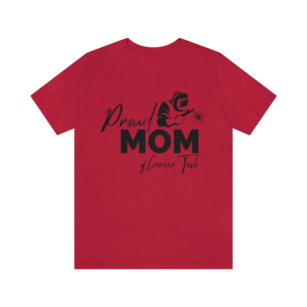 Proud Mom of Career Tech Student Jersey short sleeve tee