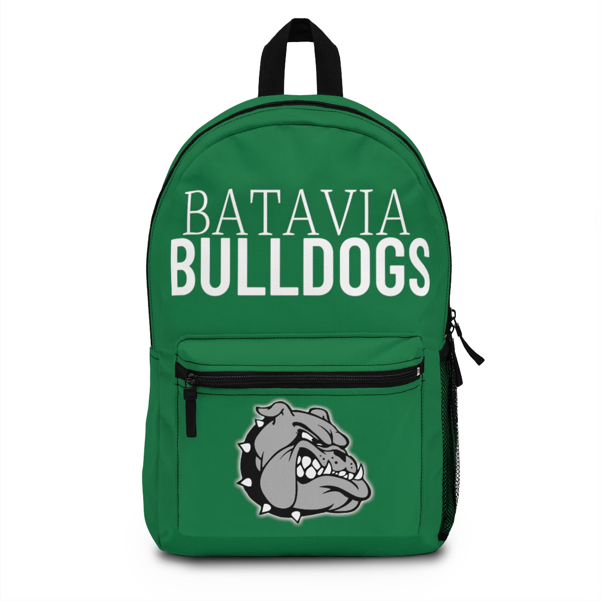 Green Bulldogs  Backpack