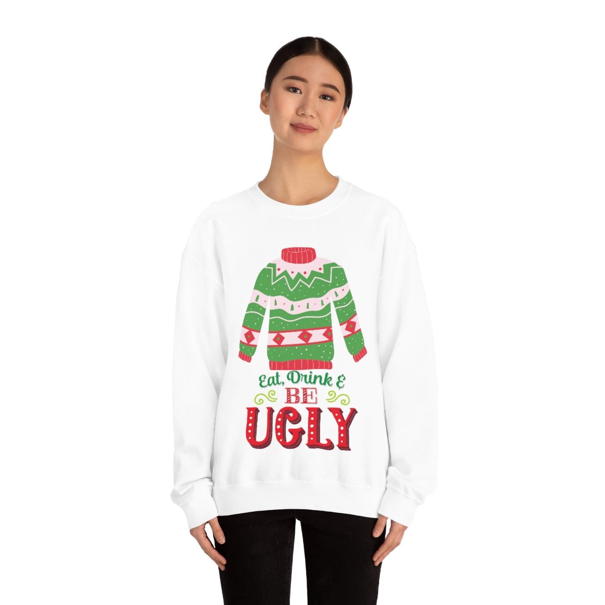 Ugly Christmas Sweater Unisex Heavy Blend™ Crewneck Sweatshirt