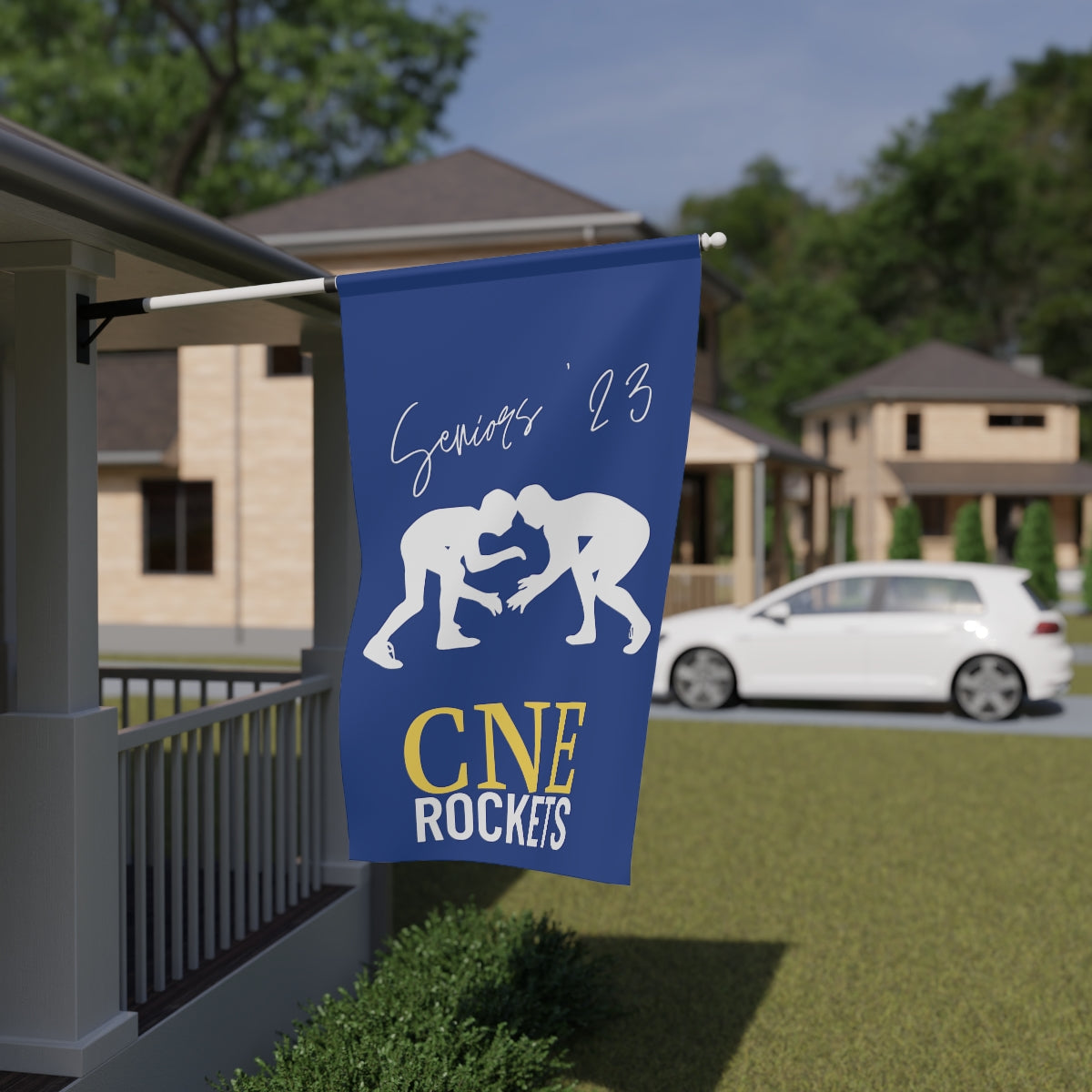 Wrestling Rockets House Banner