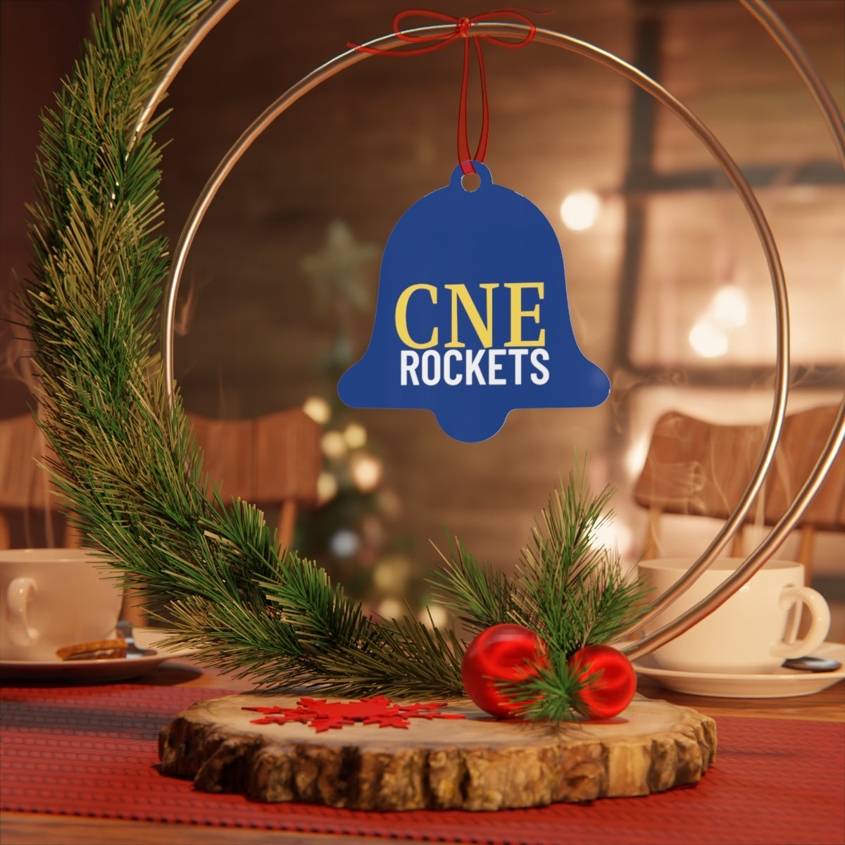 Rockets Metal Ornaments