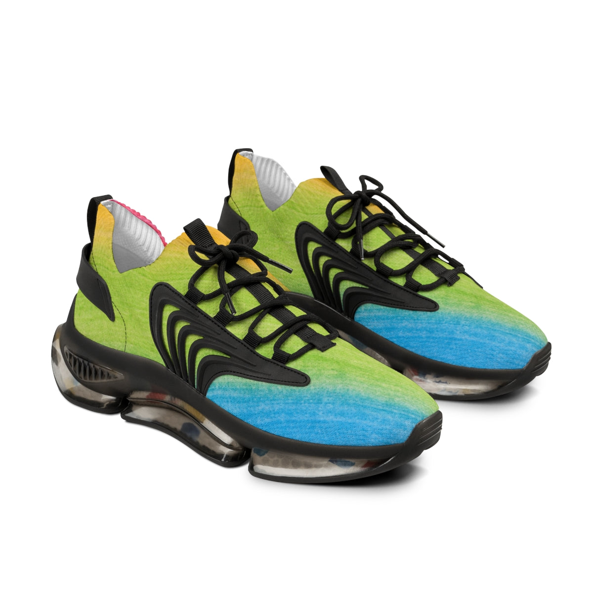 Rainbow Mesh Sports Sneakers