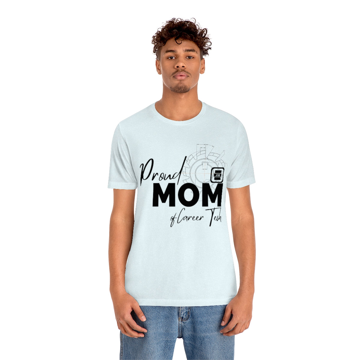 Proud Mom of Career Tech Student Jersey Short Sleeve Tee