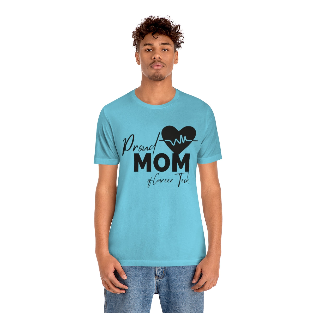 Proud Mom of Career Tech Student Jersey Short Sleeve Tee