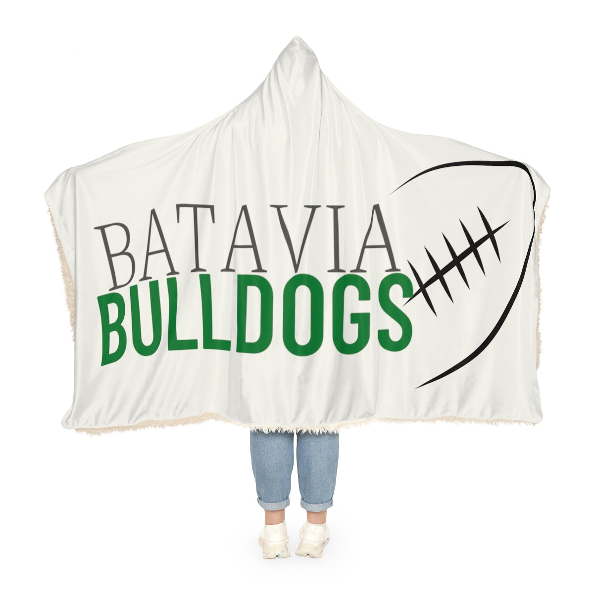 Bulldogs Football Snuggle Blanket