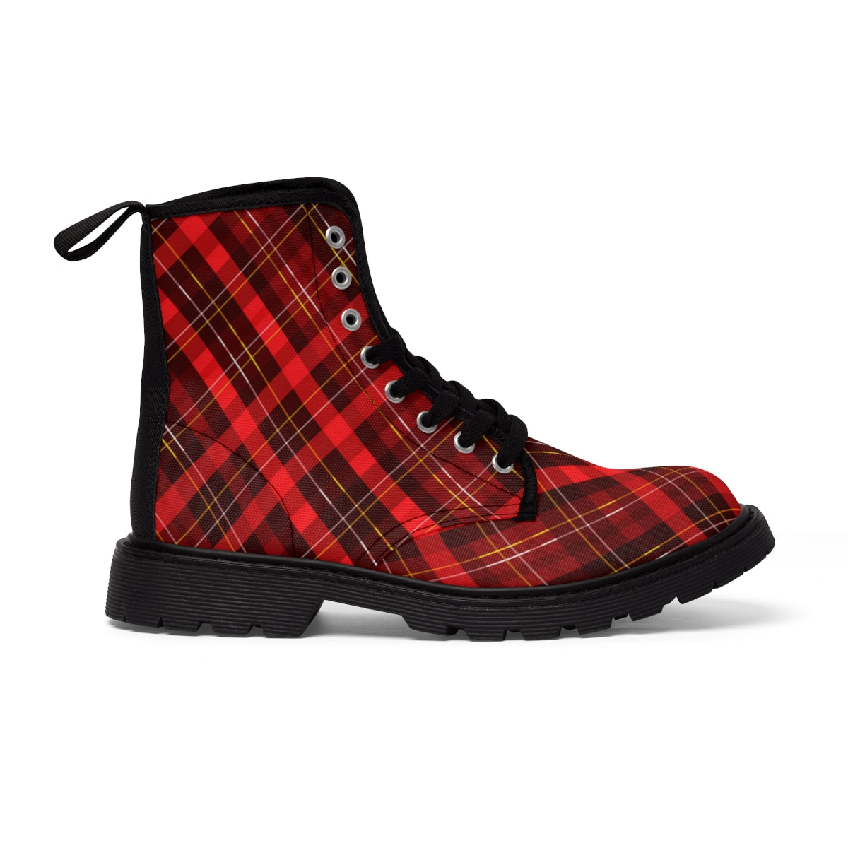 Red Women's Canvas Boots