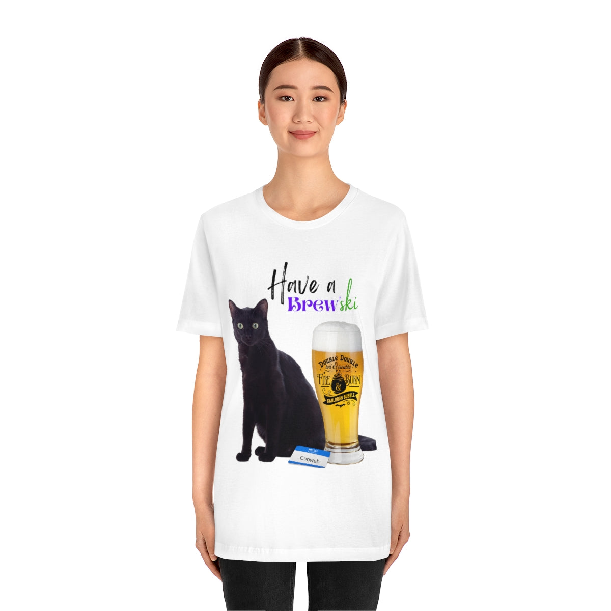 Black Cat Unisex Jersey Short Sleeve Tee