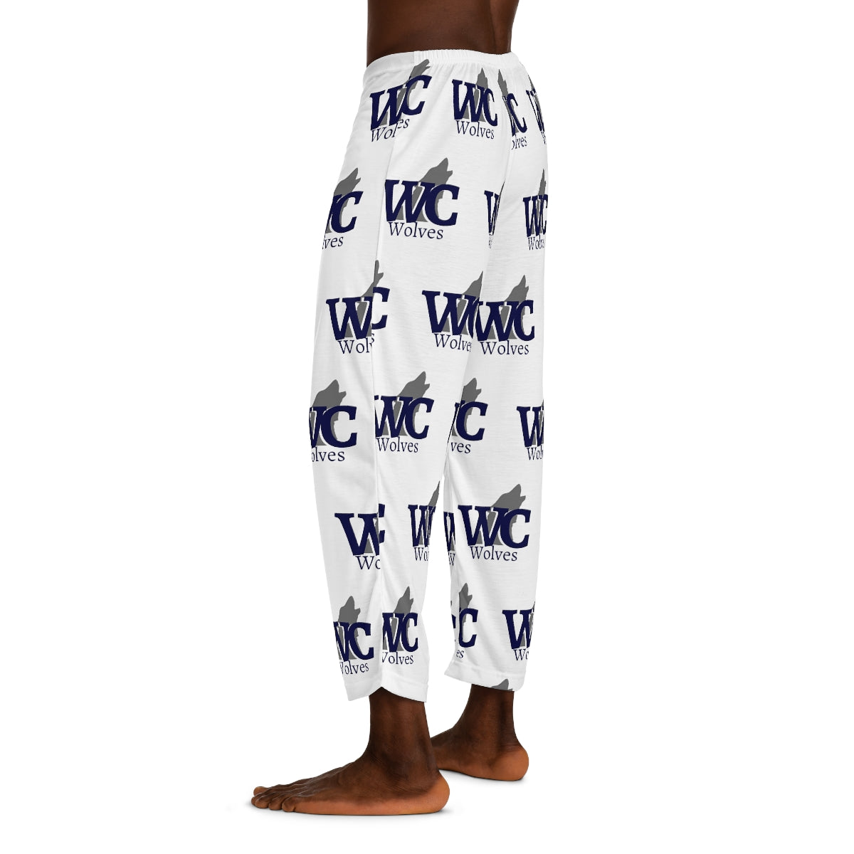 Wolves Men's Pajama Pants (AOP)