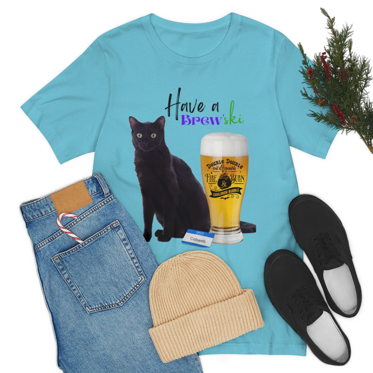 Black Cat Unisex Jersey Short Sleeve Tee