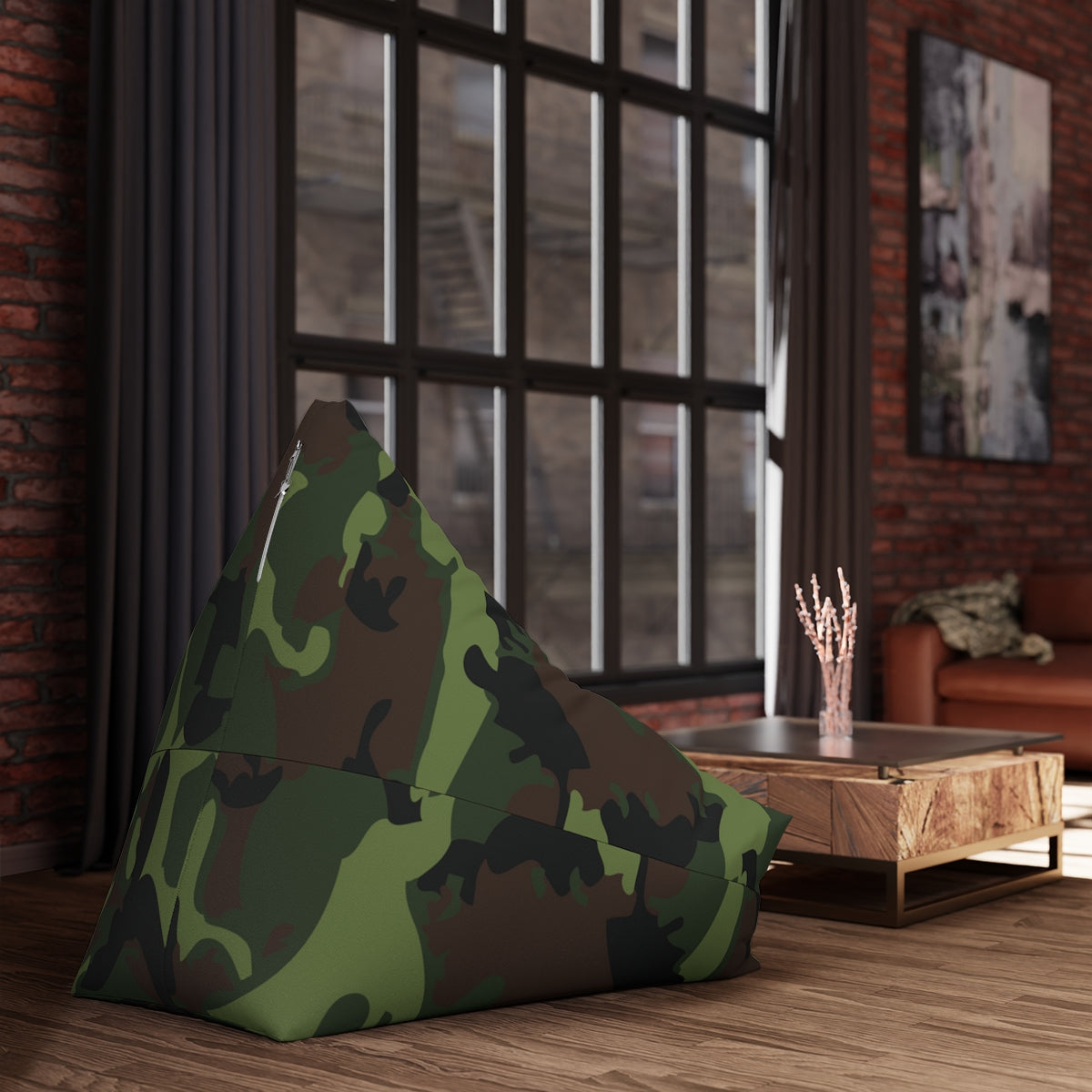 Camo Bean Bag Chair Cover (Filling Sold Separately)