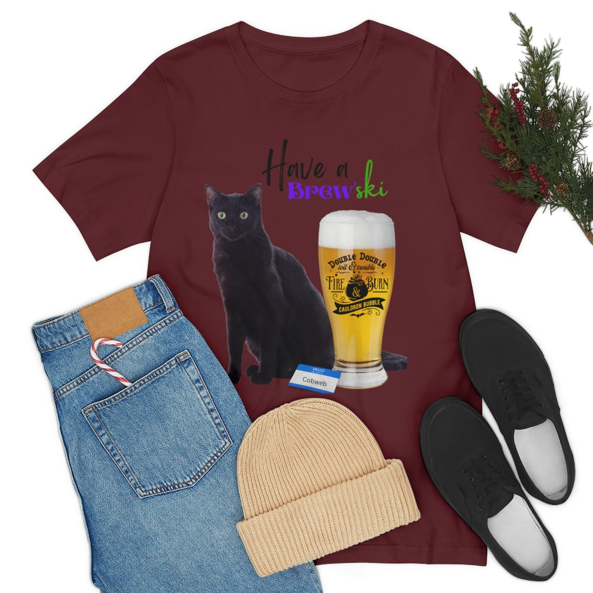 Black Cat Unisex Jersey Short Sleeve Tee