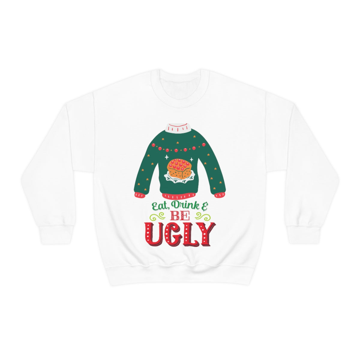 Ugly Christmas Sweater Heavy Blend™ Crewneck Sweatshirt