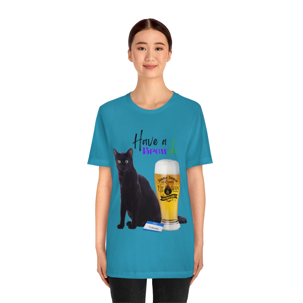 Black Cat Unisex Jersey Short Sleeve Tee