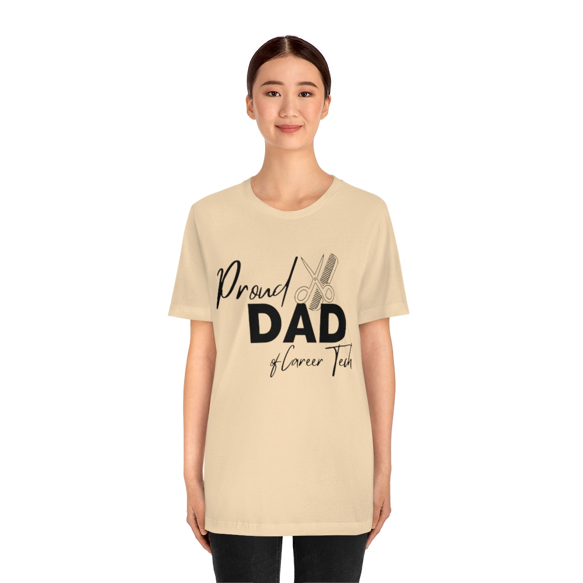 Proud Dad of Career Tech Student Jersey Short Sleeve Tee