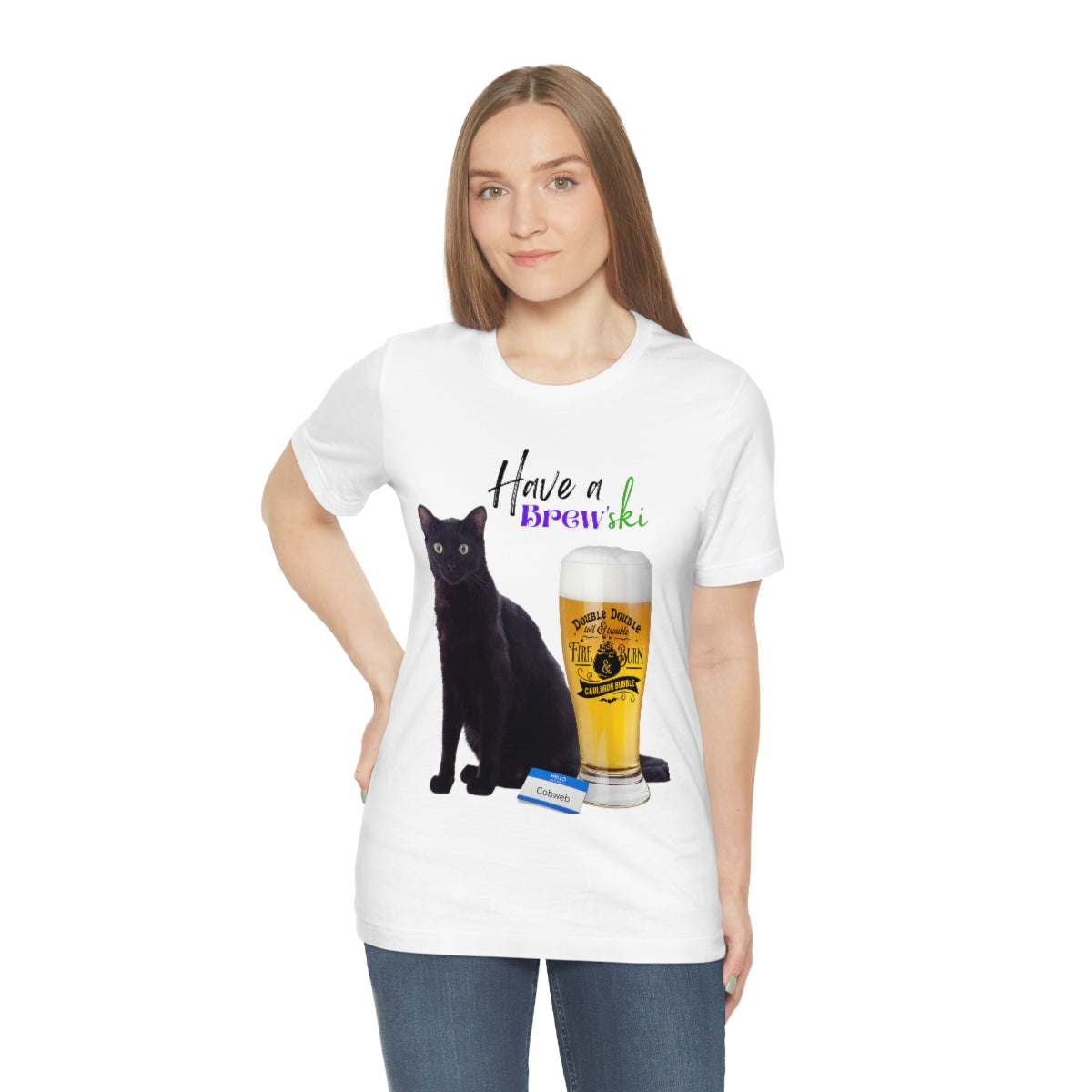 Black Cat Unisex Jersey Short Sleeve Tee