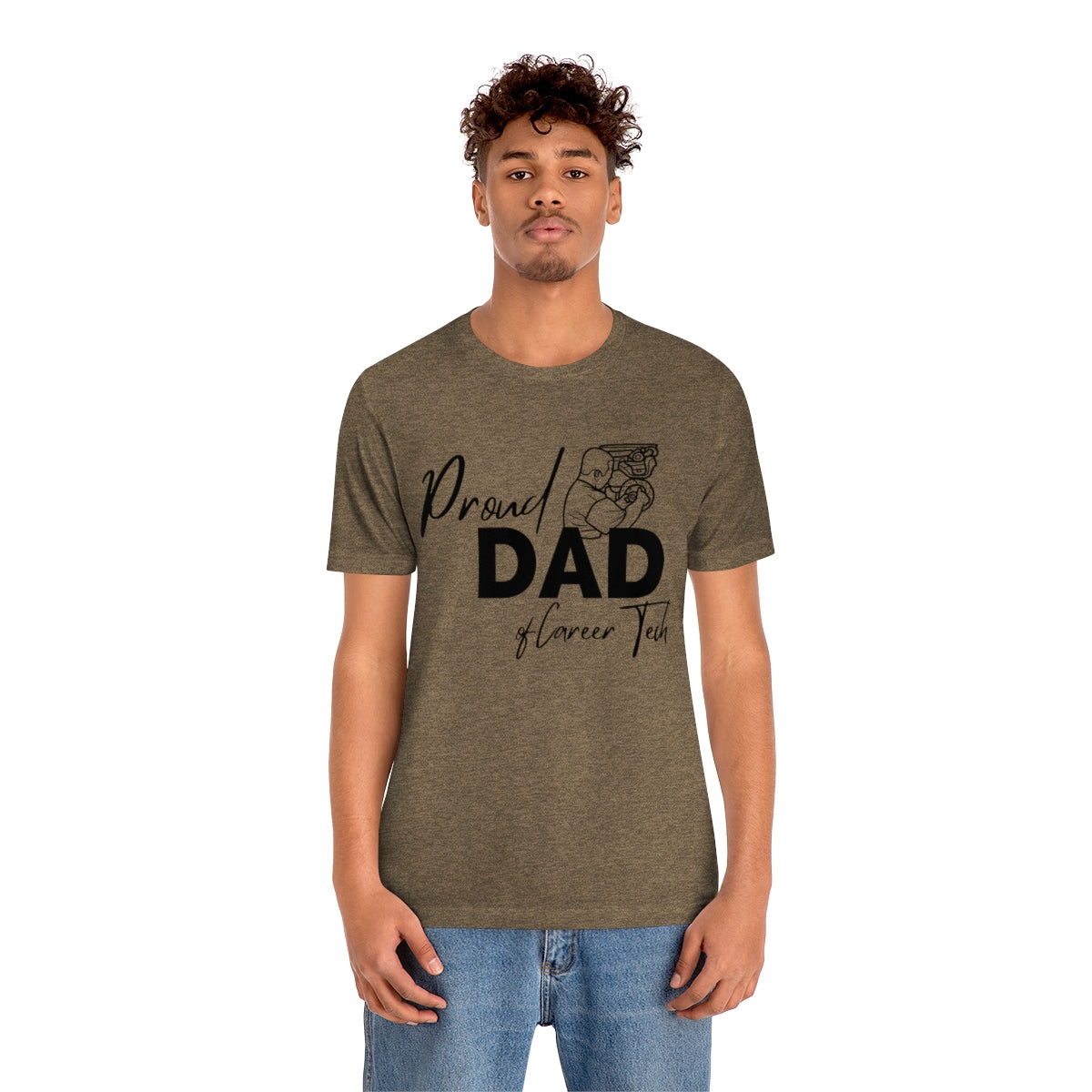 Proud Dad of Career Tech Student  Jersey Short Sleeve Tee