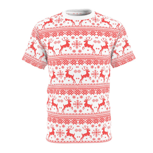 Ugly Sweater Unisex AOP Cut & Sew Tee