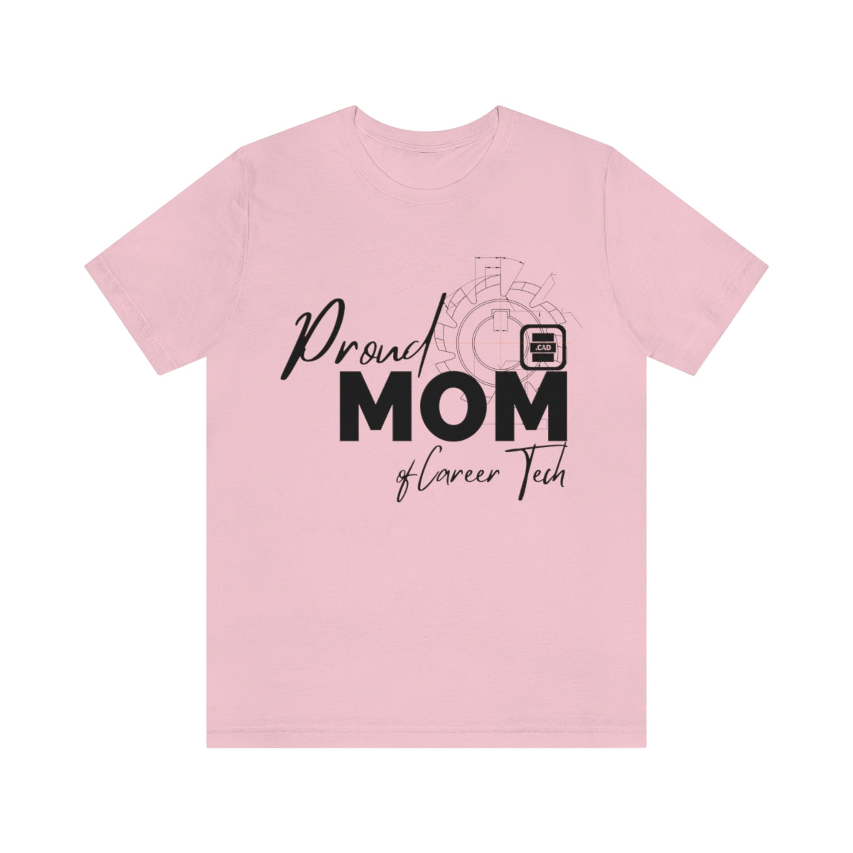 Proud Mom of Career Tech Student Jersey Short Sleeve Tee