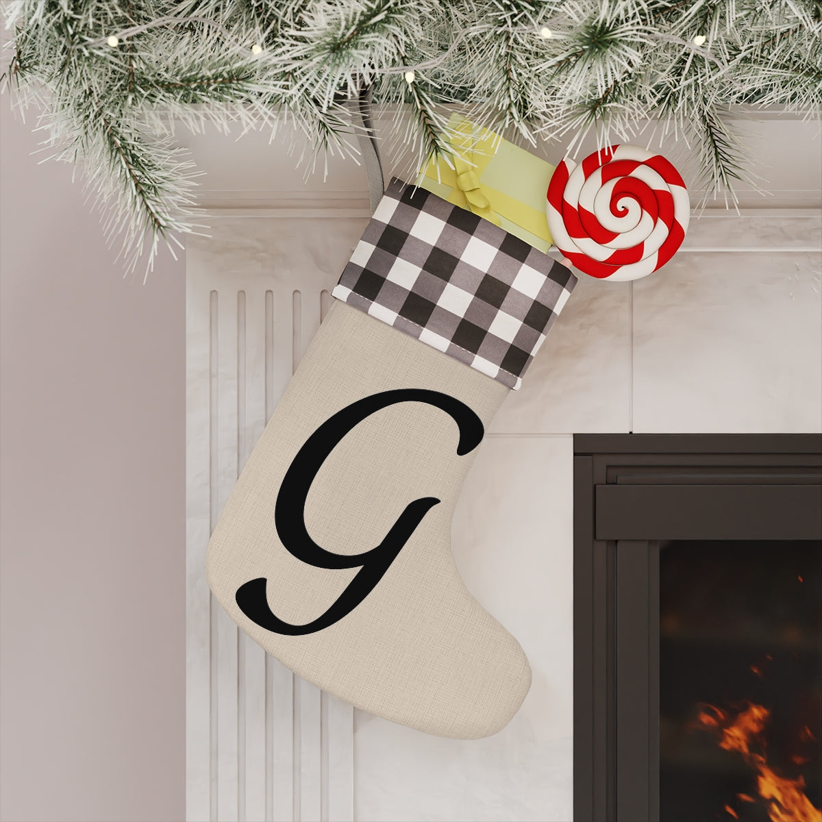 "G" Christmas Stocking