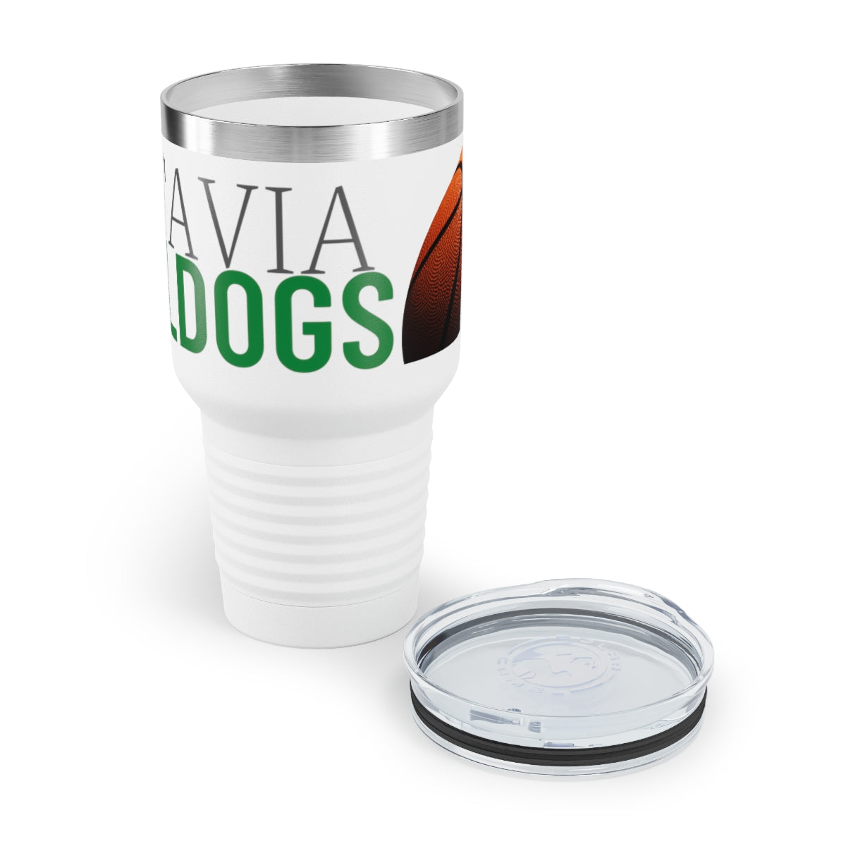 Bulldog Basketball Ringneck Tumbler, 30oz