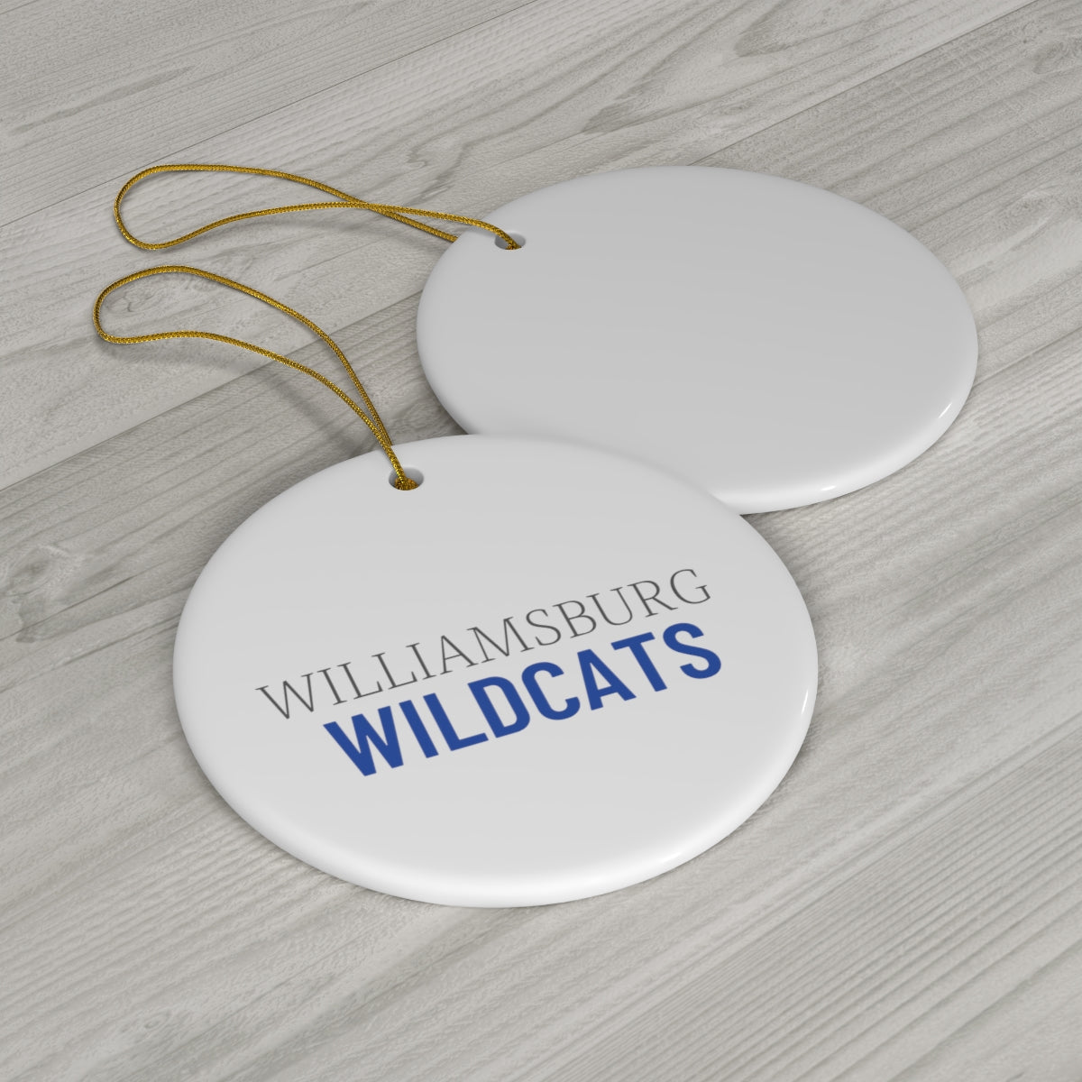 Wildcat Ceramic Ornament, 4 Shapes