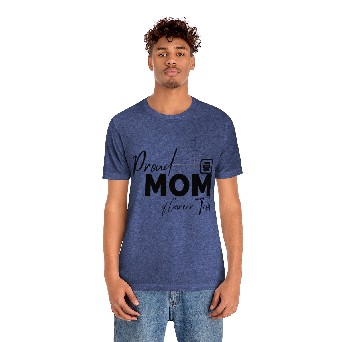 Proud Mom of Career Tech Student Jersey Short Sleeve Tee