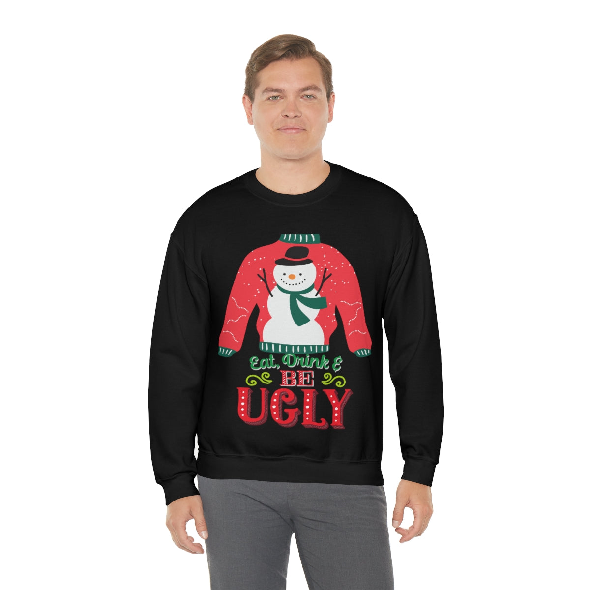 Ugly Christmas Sweater Unisex Heavy Blend™ Crewneck Sweatshirt