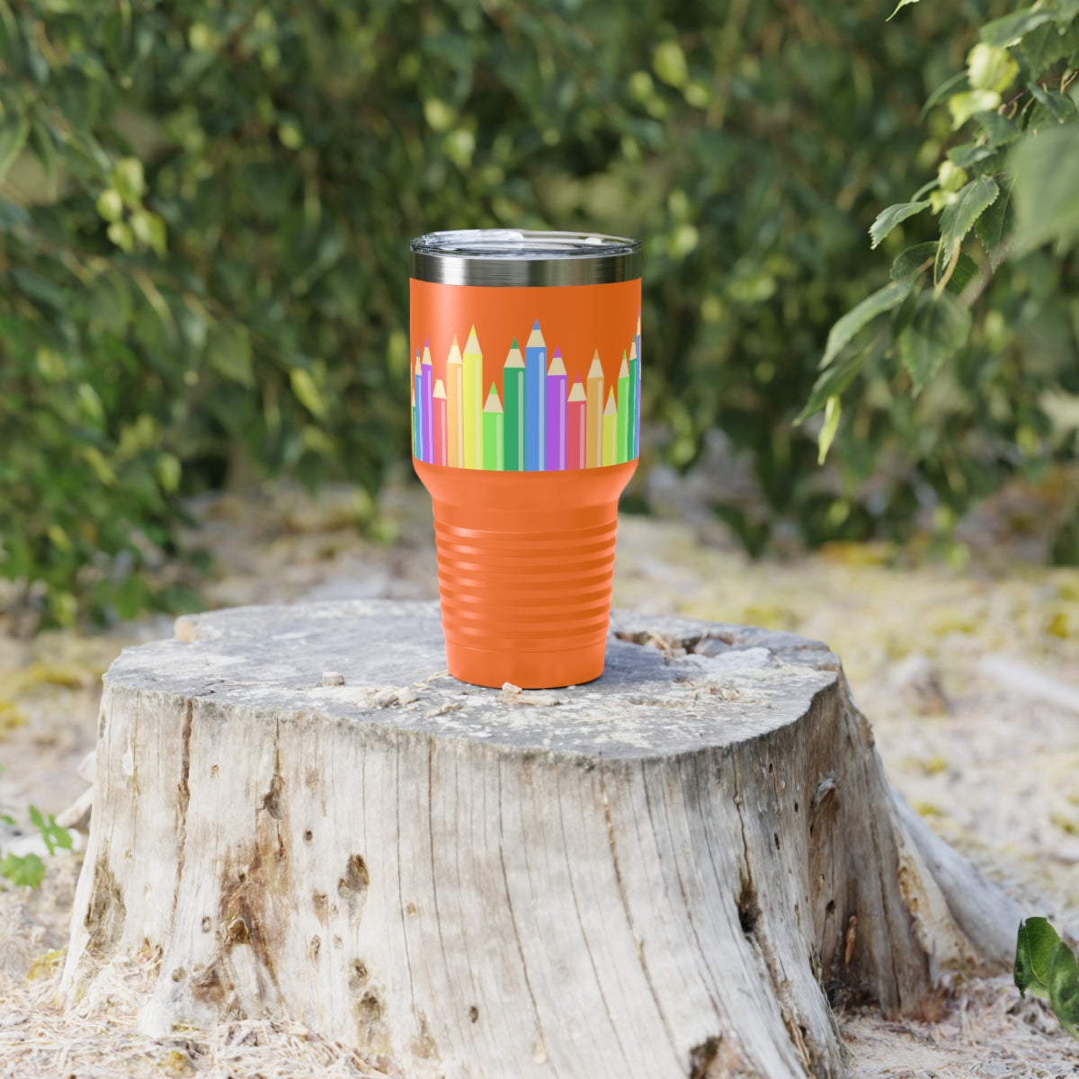 Colored Pencils Ringneck Tumbler, 30oz