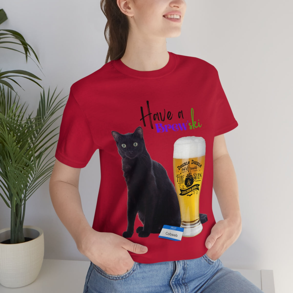 Black Cat Unisex Jersey Short Sleeve Tee