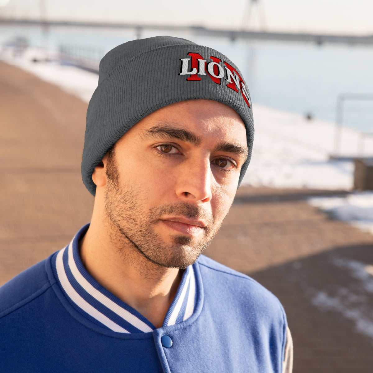 Lions Knit Beanie