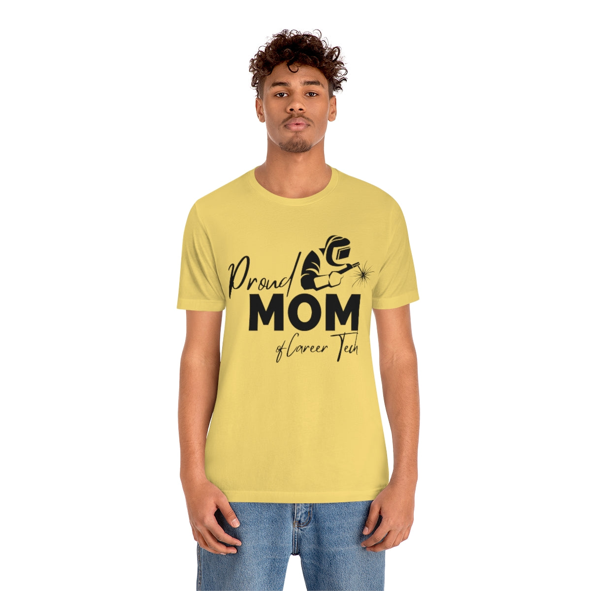 Proud Mom of Career Tech Student Jersey short sleeve tee