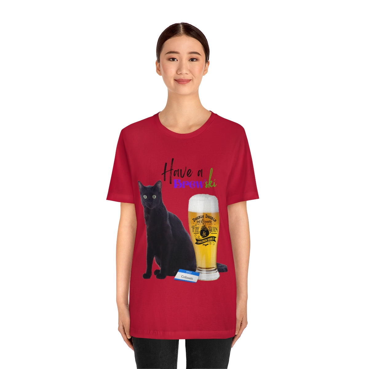 Black Cat Unisex Jersey Short Sleeve Tee